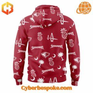 The perfect blend of style and comfort – South Carolina Stingrays I Heart Chs Night Hoodie