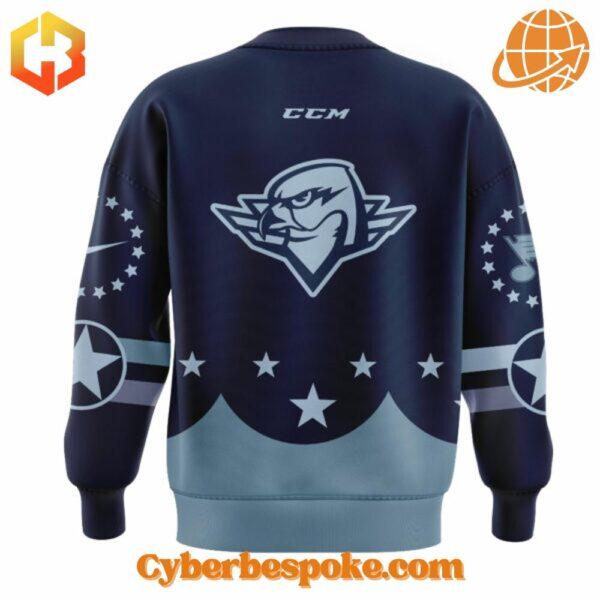 The Springfield Thunderbirds Military Appreciation Hoodie blends comfort, quality, and modern design