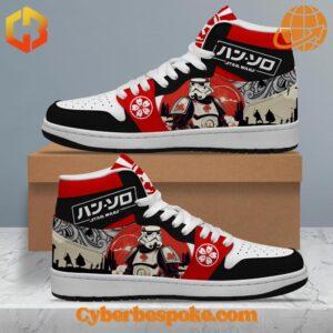 Unisex Stormtrooper Star Wars Air Jordan with adjustable buckle for summer wear