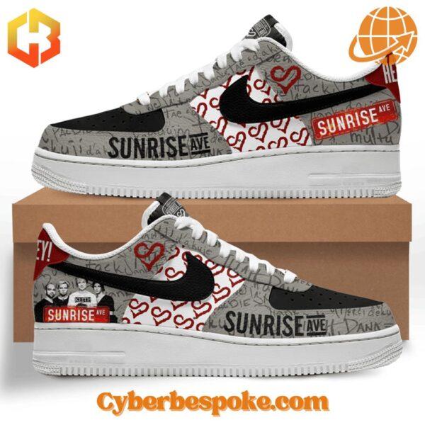 Sunrise Avenue Out Of Style Nike Air Force Shoes – high-definition prints, breathable fit, and cushioned sole.