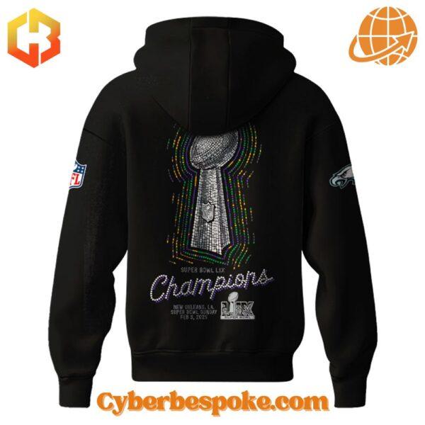 The Super Bowl Lix Champions Philadelphia Eagles Hoodie brings your style to life.