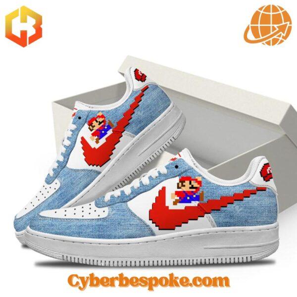 The Super Mario Air Force Shoes is designed for all-day wear with a standout look.