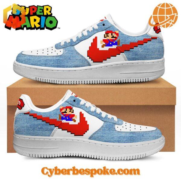 The Super Mario Air Force Shoes is designed for all-day wear with a standout look.