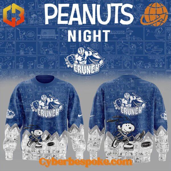 The 1 Syracuse Crunch 75th Anniversary Of Peanuts Sweatshirt combines a modern fit, premium texture, and breathable comfort