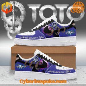 The Toto Band Africa Nike Air Force Shoes is designed for effortless style and lightweight wearability.