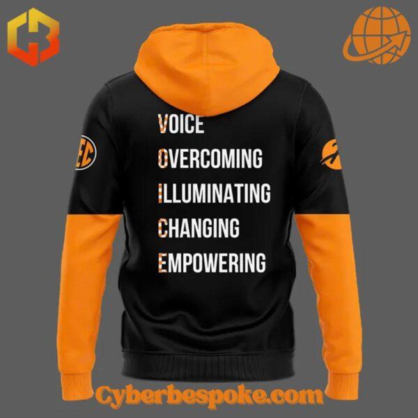 The Tennessee Lady Vols Basketball Voice Hoodie combines a modern fit, premium texture, and breathable comfort