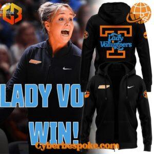 The 1 Tennessee Lady Volunteers Coach Kim Caldwell Black Hoodie blends comfort, quality, and modern design