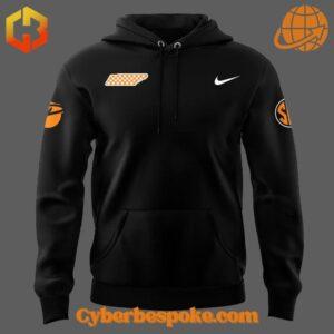 The 2 Tennessee Lady Volunteers Coach Kim Caldwell Black Hoodie blends comfort, quality, and modern design