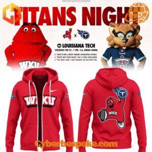 The Tennessee Titans Night Wku Hoodie is your go-to for any occasion.