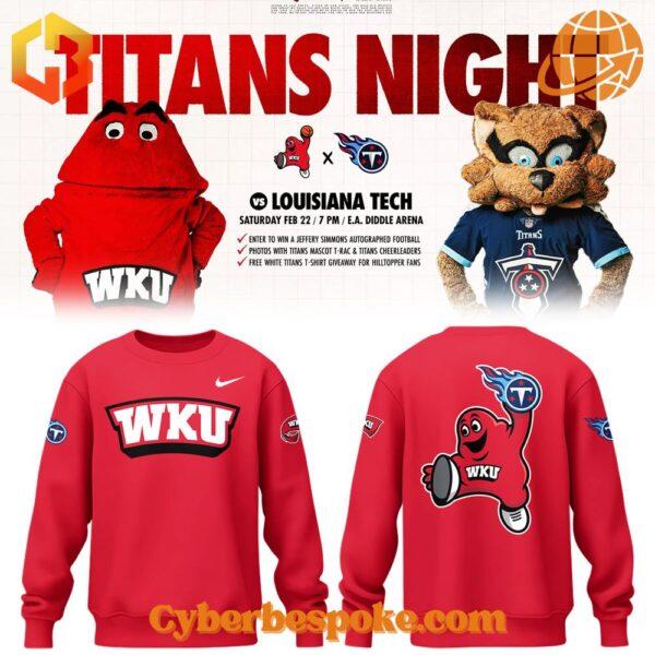 The Tennessee Titans Night Wku Hoodie is your go-to for any occasion.