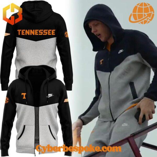 The 1 Tennessee Volunteers 2025 Uniform Zip Hoodie blends comfort, quality, and modern design