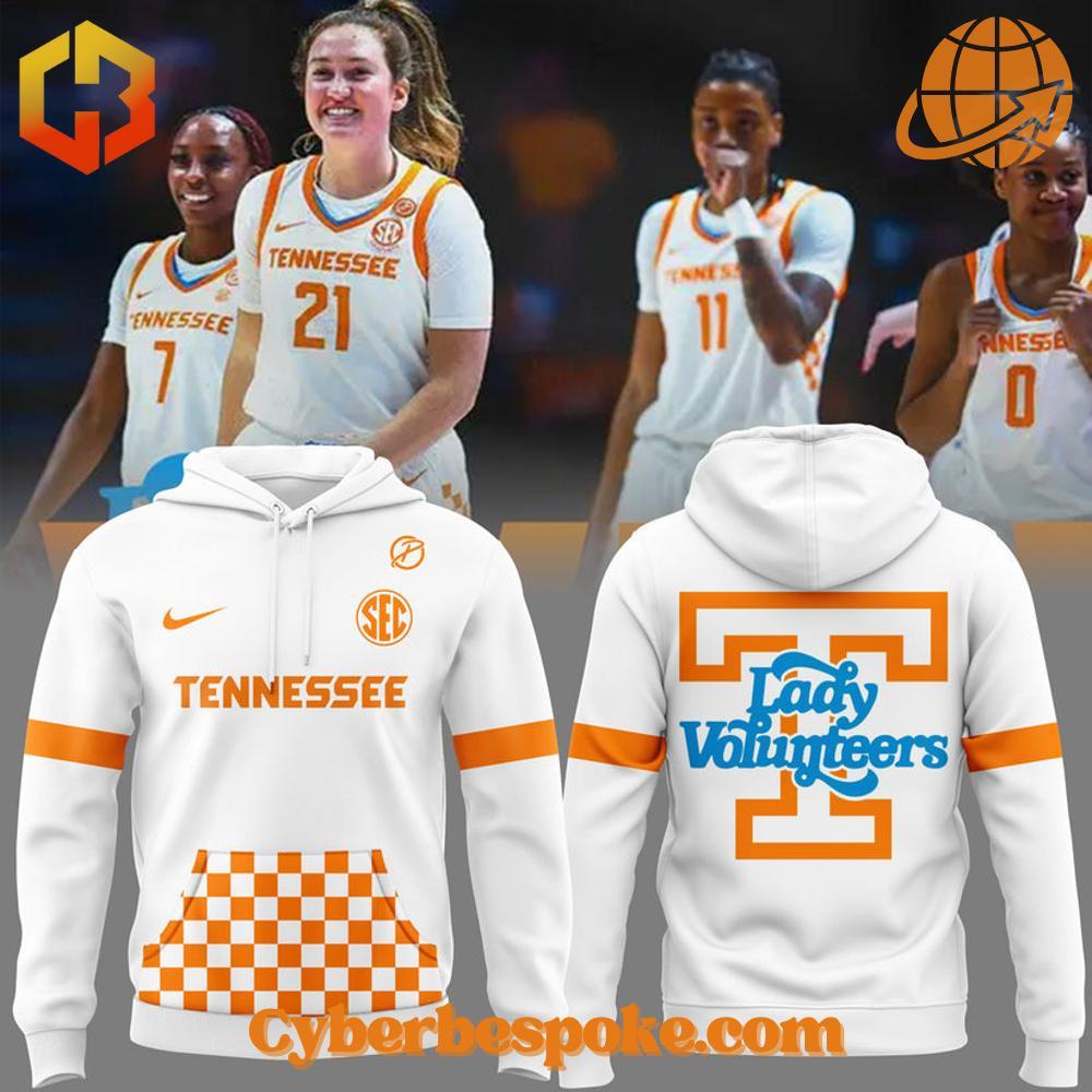 Tennessee Volunteers Lady Vols Basketball Unisex Hoodie Soft and Classic Style with an Tennessee Volunteers Lady Vols Basketball Unisex Hoodie