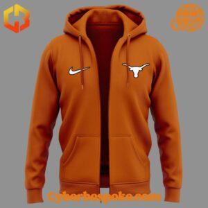 The 2 Texas Longhorns Women's Basketball 2025 Zip Hoodie blends comfort, quality, and modern design