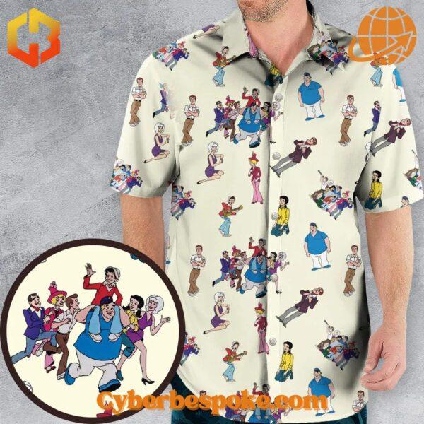 Elevate your footwear game with the sleek and stylish The New Adventures Of Gilligan Version Hawaiian Shirt