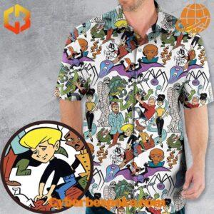 Elevate your footwear game with the sleek and stylish The Real Adventures Of Jonny Quest Version Hawaiian Shirt