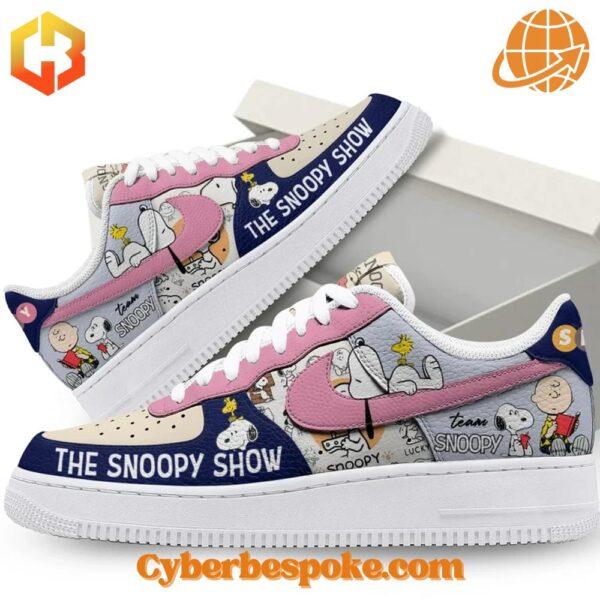 The The Snoopy Show Peanuts Nike Air Force Shoes is designed for all-day wear with a standout look.