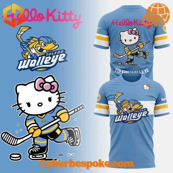 Experience fashion in a new dimension with the Toledo Walleye Hello Kitty Hoodie – wear the unexpected.