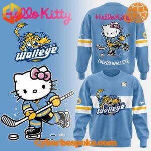 Experience fashion in a new dimension with the Toledo Walleye Hello Kitty Hoodie – wear the unexpected.