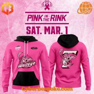 Express yourself with the Toledo Walleye Pink In The Rink Hoodie – high-definition colors meet all-day comfort.