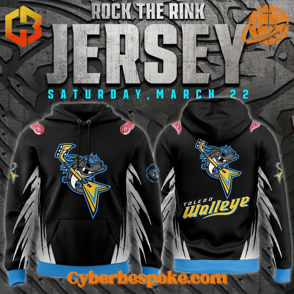 Toledo Walleye Rock The Rink Hoodie The Toledo Walleye Rock The Rink Hoodie delivers softness, breathability, and vibrant all-over prints.