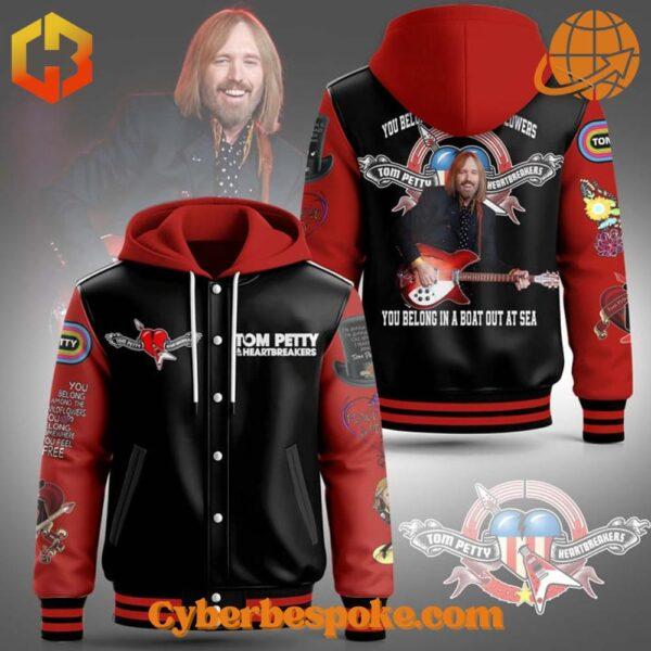 Versatile Tom Petty And The Heartbreakers Hoodie Baseball Jacket designed for everyday wear and effortless style.