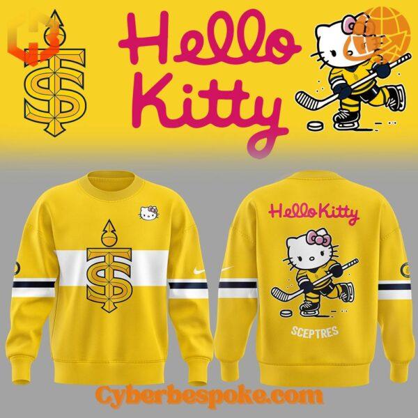 Wear the extraordinary with the Toronto Sceptres Hello Kitty Hoodie – hyper-detailed 3D prints that last.