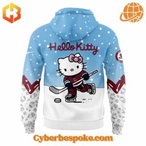 Experience fashion in a new dimension with the Tulsa Oilers Hello Kitty Hoodie – wear the unexpected.