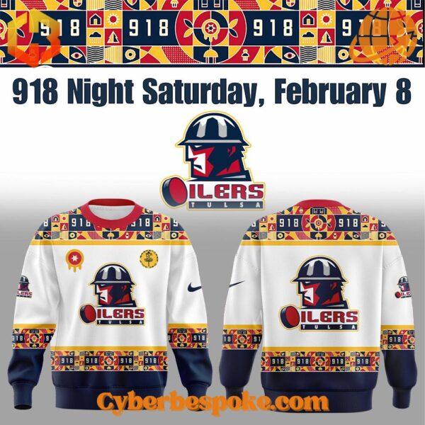 Unisex Tulsa Oilers Night Sweatshirt simple design, easy to style