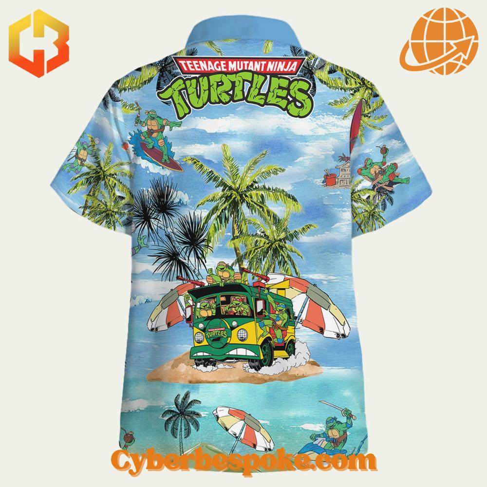 Turtles Teenage Mutant Ninja Family Hawaiian Shirt Soft and Classic Style with an Turtles Teenage Mutant Ninja Family Hawaiian Shirt