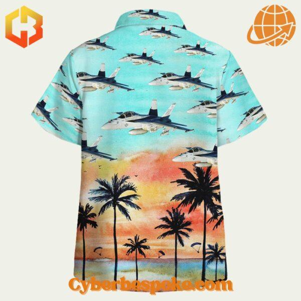 Soft and Classic Style with an Us Navy Boeing Fa Ef Super Hornet Hawaiian Shirt