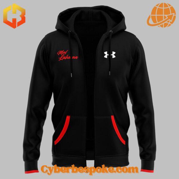 Premium Utah Utes Football Malama Lahaina Hoodie featuring high-definition 3D prints and all-day comfort.