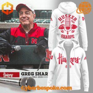 The Voice Of The Nebraska Huskers Greg Sharpe Hoodie is your new go-to for effortless style.