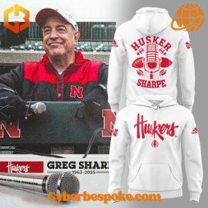 The Voice Of The Nebraska Huskers Greg Sharpe Hoodie is your new go-to for effortless style.