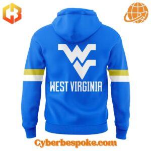 Take your style beyond the ordinary – the West Virginia Jerry West Throwback Uniforms Hoodie brings 3D designs to life.