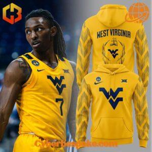 The West Virginia Men Basketball Shirt offers premium quality with a modern touch.