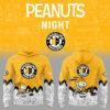 A soft cotton Wheeling Nailers Anniversary Of Peanuts Hoodie ( ) eaturing a minimalist design.