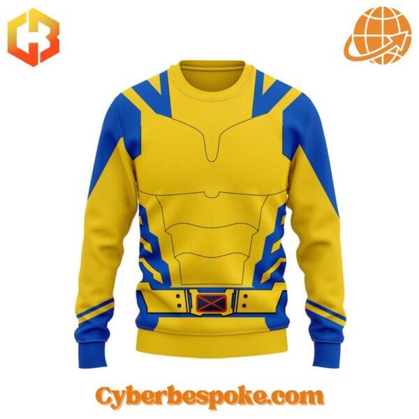 Wolverine Costumes Cosplay Shirt features breathable fabric and all-over dye-sublimation prints.