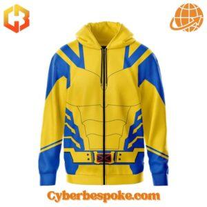 Wolverine Costumes Cosplay Shirt features breathable fabric and all-over dye-sublimation prints.