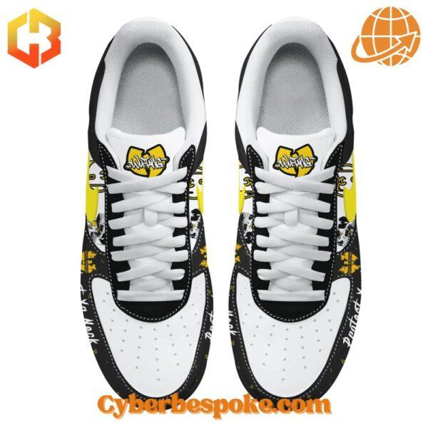 The Wu Tang Clan Protect Ya Neck Nike Air Force Shoes is designed for all-day wear with a standout look.