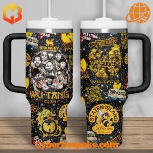 Wu-Tang Clan Staten Island Tumbler 40oz with vibrant graphics and iconic Wu-Tang logo.