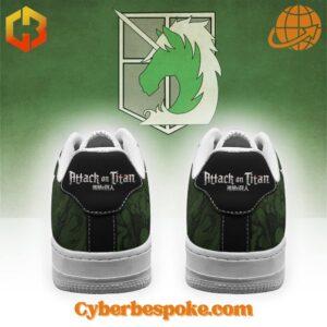 The Attack On Titan Military Police Air Force Sneakers is made to move with you.