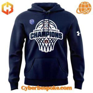 Stylish and comfortable 2 Auburn Tigers Men's Basketball 2025 Sec Champions Hoodie designed for all-day wear.