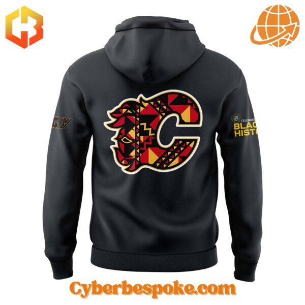 The Calgary Flames Black History Month Hoodie makes every outfit stand out.