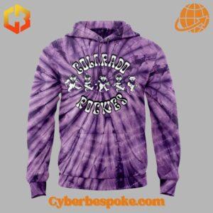 The Colorado Rockies Grateful Dead Night Hoodie makes every outfit stand out.