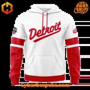 Stylish and comfortable 2 Detroit Red Wings 2025 Stadium Series Hoodie designed for all-day wear.