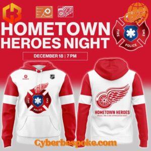 Stylish and comfortable 1 Detroit Red Wings Hometown Heroes Hoodie designed for all-day wear.