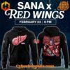 The 1 Detroit Red Wings Sana Skull Hoodie keeps you ahead of the game.