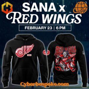 The 1 Detroit Red Wings Sana Skull Hoodie keeps you ahead of the game.