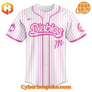 Classic Diablos Rojos Del México Barbie Night Game Baseball Jersey with a modern fit and stylish design.