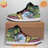 The Giyu Tomioka Demon Slayer Air Jodan High Top Shoes fuses comfort with cutting-edge design